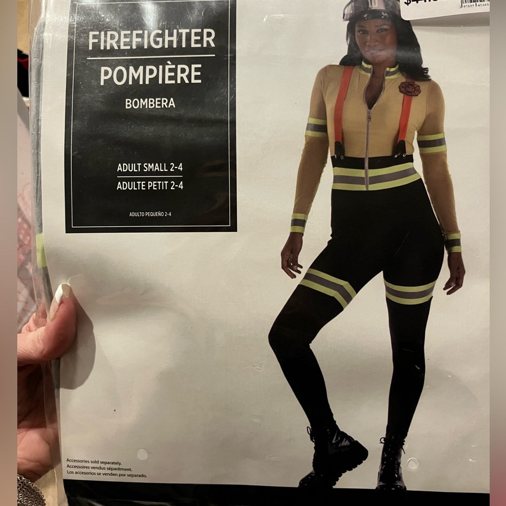 Sexy firefighter Halloween costume small